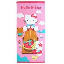 DRAP DE BAIN HELLO KITTY FLOWERS