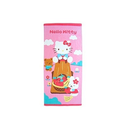 DRAP DE BAIN HELLO KITTY FLOWERS