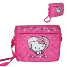 SAC BANDOULIERE HELLO KITTY GM dots heart