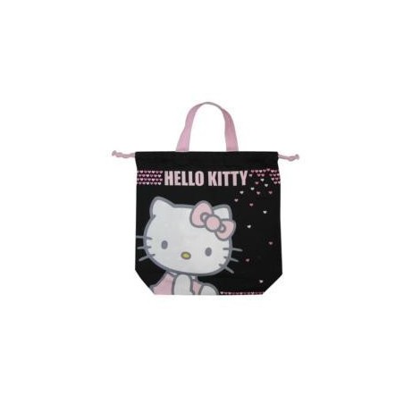 SAC POCHE HELLO KITTY heart 33 cm