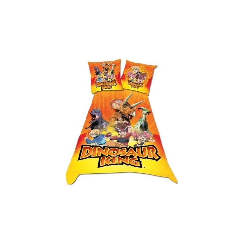 HOUSSE DE COUETTE DINOSAURE KING HOUSSE DE COUETTE DINOSAURE KING