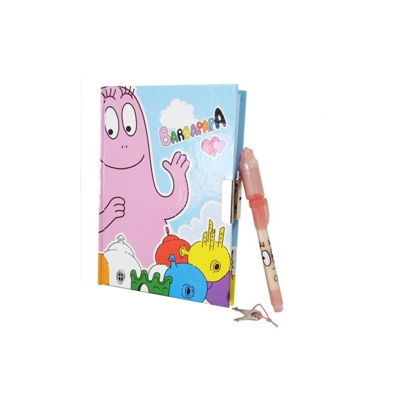 JOURNAL INTIME BARBAPAPA avec stylo