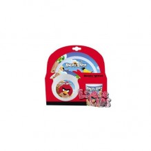 SET VAISSELLE ANGRY BIRDS En melamine (3 Pieces)