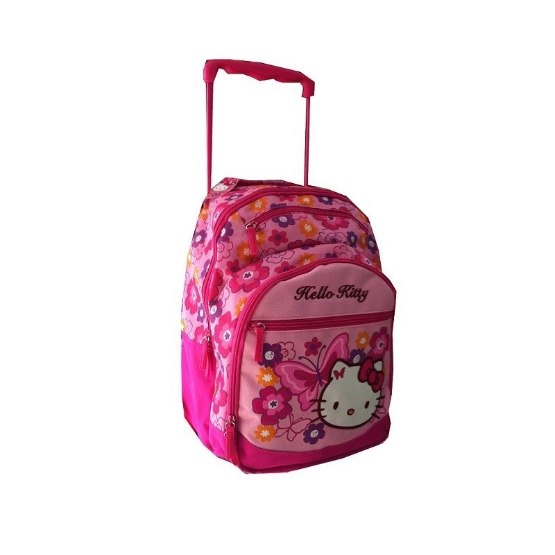 CARTABLE A ROULETTES HELLO KITTY