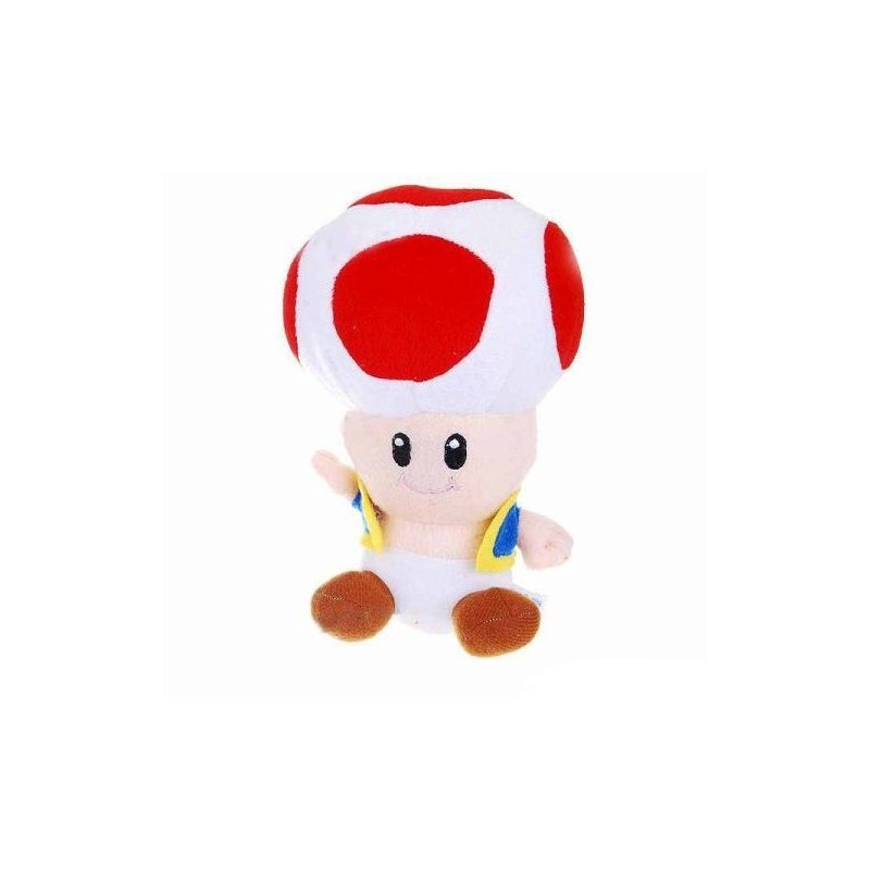 PELUCHE MARIO TOAD ROUGE 30 cm