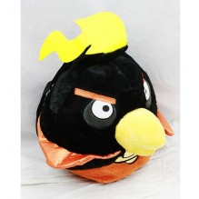 PELUCHE SAC A DOS ANGRY BIRDS noir