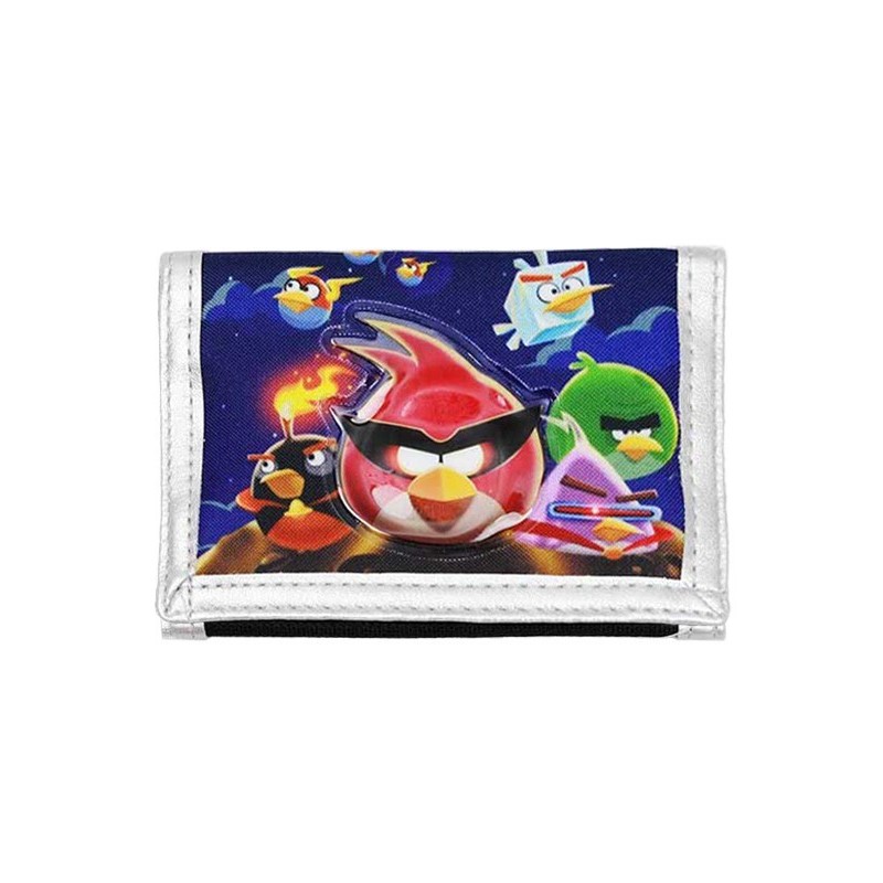 PORTEFEUILLE ANGRY BIRDS fond bleu PORTEFEUILLE ANGRY BIRDS fond bleu