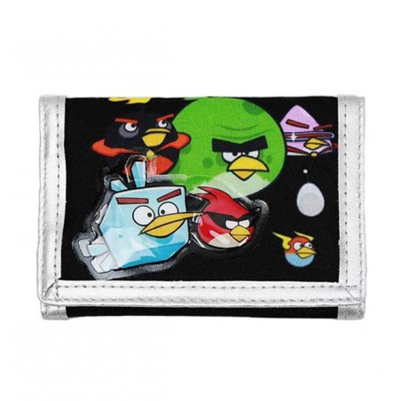 PORTEFEUILLE ANGRY BIRDS Fond noir