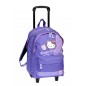CARTABLE A ROULETTES TROLLEY HELLO KITTY Mauve 47 cm