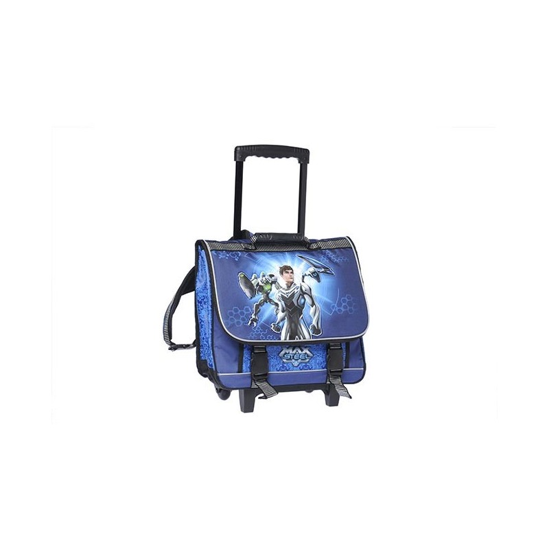 CARTABLE A ROULETTES MAX STEEL