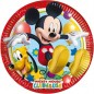 8 Assiettes en carton 22 cm Mickey 8 Assiettes en carton 22 cm Mickey