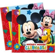 20 SERVIETTES EN PAPIER MICKEY