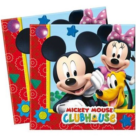 20 SERVIETTES EN PAPIER MICKEY