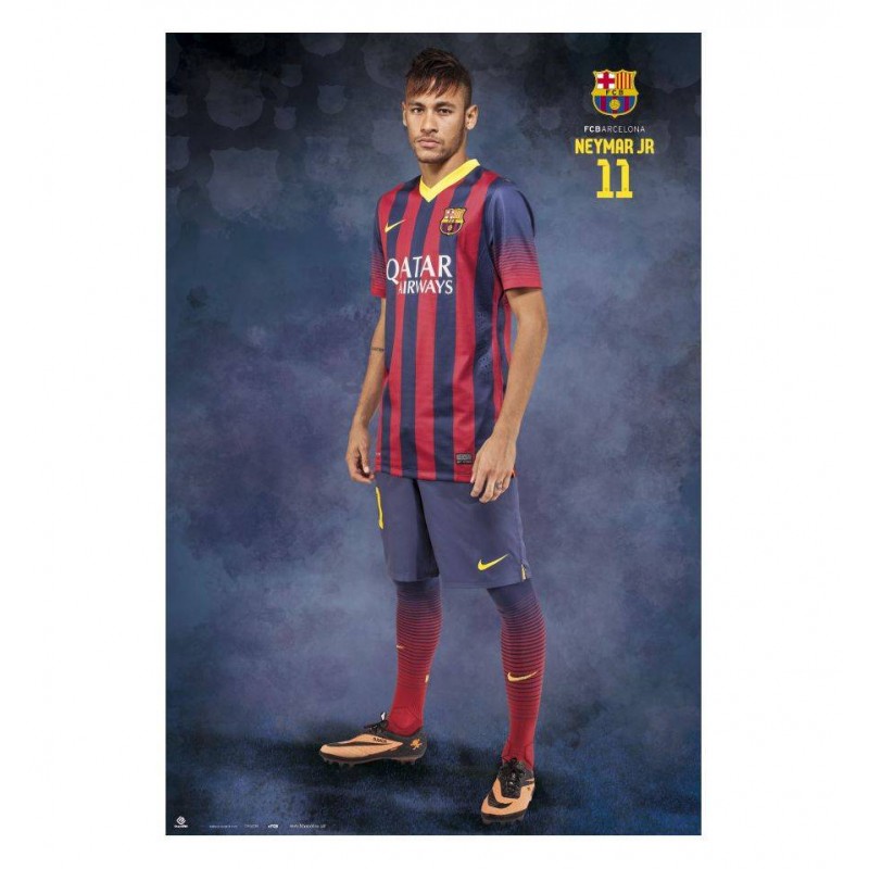 POSTER OFFICIEL NEYMAR FC BARCELONE