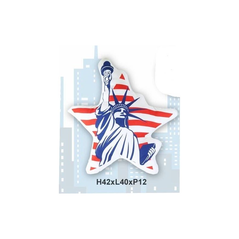 COUSSIN FORME STATUE DE LA LIBERTE COUSSIN FORME STATUE DE LA LIBERTE