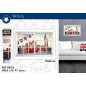 STICKER TROMPE L'OEIL LONDRES Big Ben STICKER TROMPE L'OEIL LONDRES Big Ben