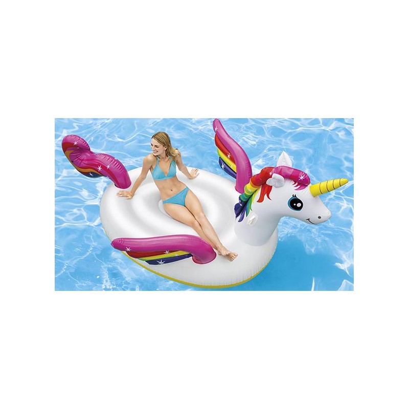 LICORNE GONFLABLE GEANTE INTEX 287 X 193 cm