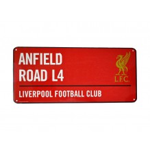 PLAQUE DE RUE LIVERPOOL FC