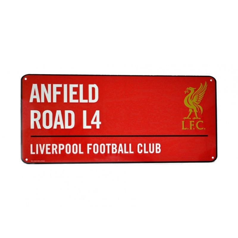 PLAQUE DE RUE LIVERPOOL FC