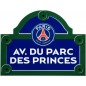 PLAQUE DE RUE PARIS SAINT GERMAIN AVE DU PARC DES PRINCES PLAQUE DE RUE PARIS SAINT GERMAIN AVE DU PARC DES PRINCES