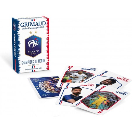 JEU 54 CARTES CHAMION DU MONDE 2018