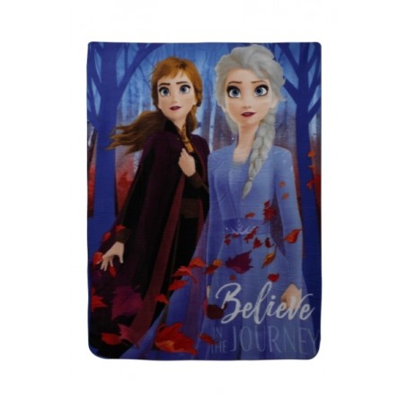 PLAID POLAIRE ANNA ET ELSA LA REINE DES NEIGES 2