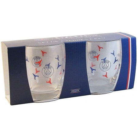 SET 2 VERRES A EAU PARIS SAINT GERMAIN