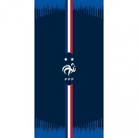 SERVIETTE DE PLAGE EQUIPE DE FRANCE FOOTBALL  2 étoiles