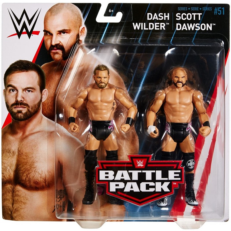 WWE- Dash Wilder et Scott Dawson Pack de 2 Figurines