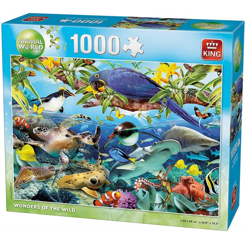 PUZZLE ANIMAUX DE LA NATURE 1000 Pièces