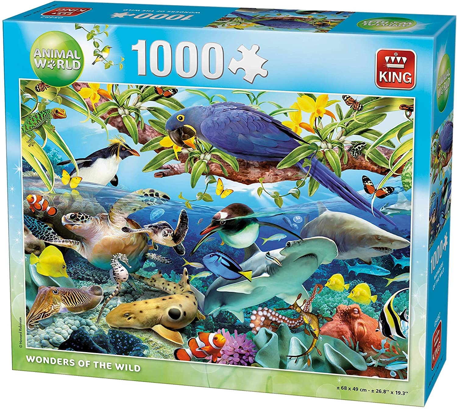 1000 piece jigsaw puzzle animaux et oiseaux Merveilles de la nature T4Y6