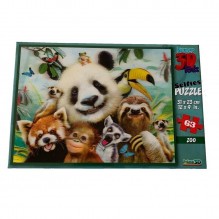 PUZZLE PANDA ET SES AMIES 3D