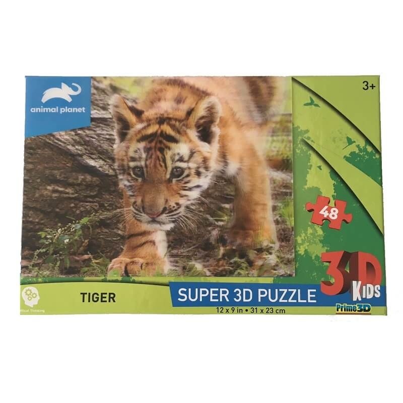 PUZZLE TIGRE 3D 48 Pièces