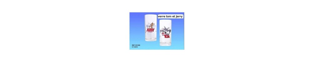 Verres Tom et Jerry pas cher. Acheter en ligne