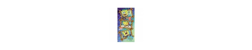Serviettes de bain, poncho de bain Bob l'éponge pas cher. Acheter en ligne