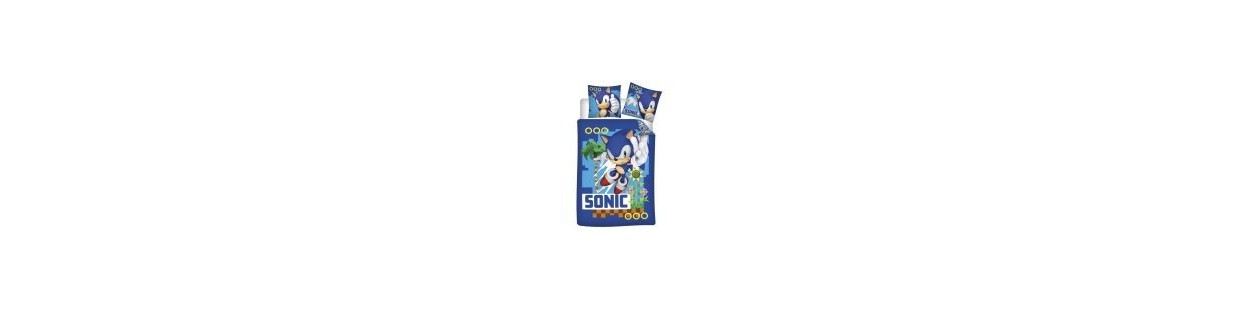 Housses de couette enfant Sonic pas cher. Acheter en ligne