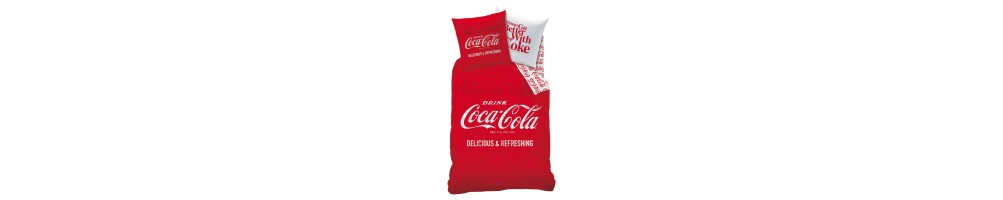 Housses de couette enfant Coca cola pas cher. Acheter en ligne
