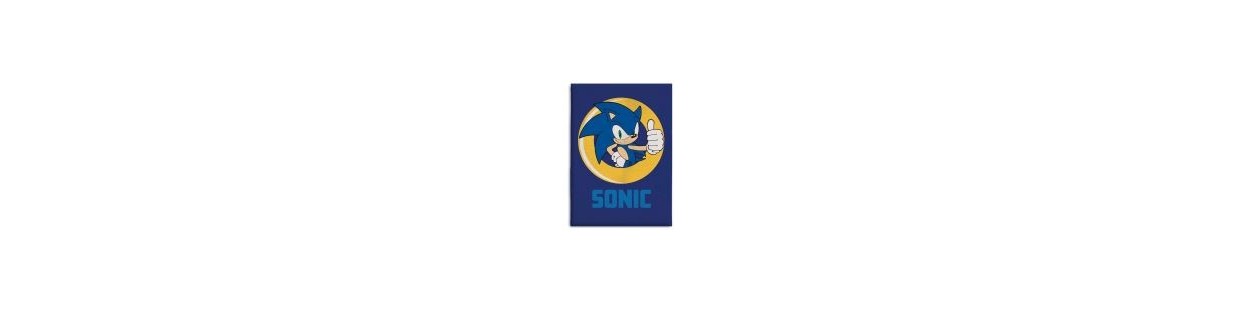 Plaids, couvertures Sonic pas cher. Acheter en ligne