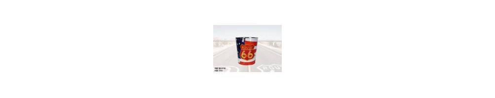 Corbeille à papier Route 66