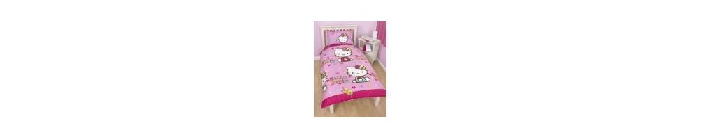 Housses de couette enfant Hello Kitty pas cher. Acheter en ligne