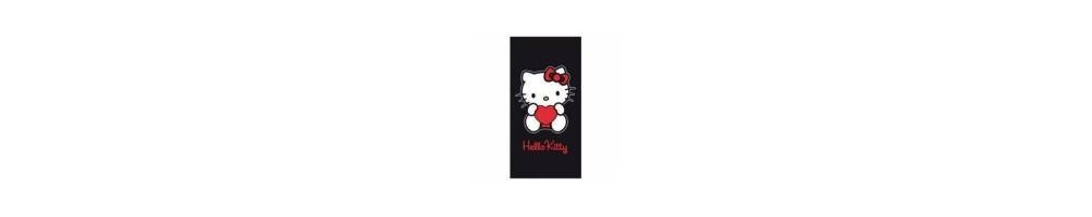 Serviettes, draps de bain Hello Kitty pas cher. Acheter en ligne