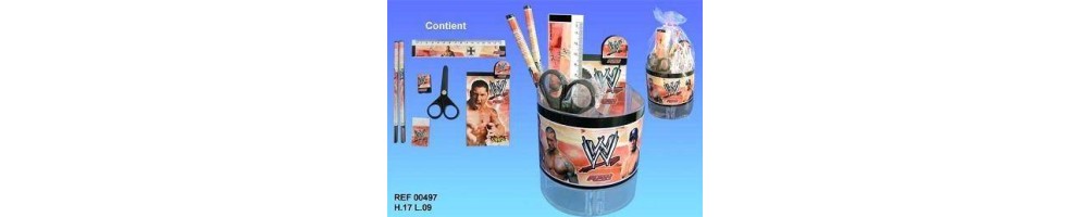 Papeterie, articles scolaires Catch WWE pas cher. Acheter en ligne